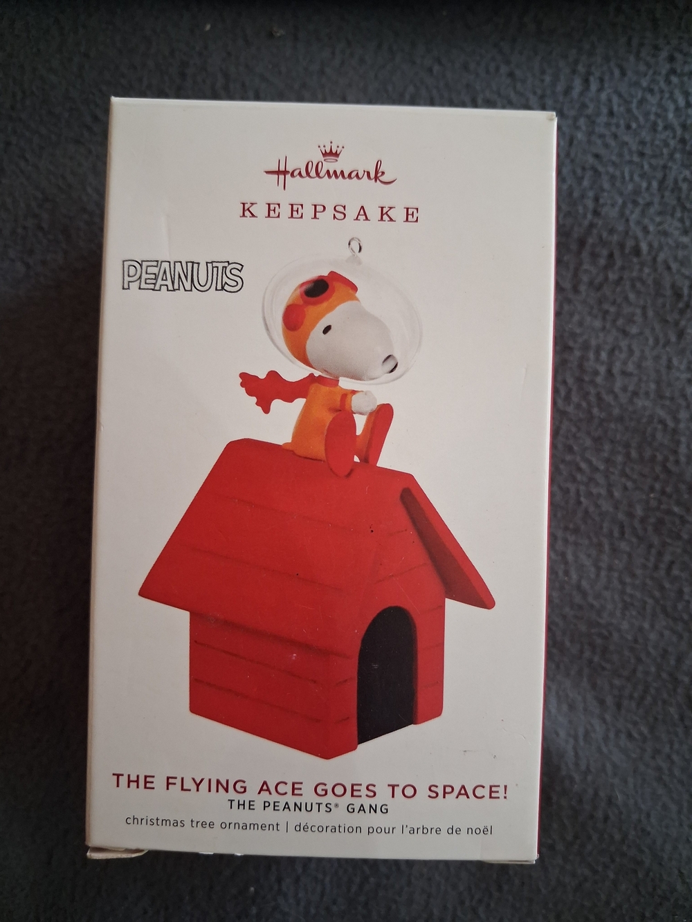 Hallmark Snoopy The Flying Ace Goes To Space Ornament